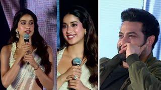 Actress Janhvi Kapoor Cute Tamil Speech @ Devara - Part 1 Press Meet | NTR | Manastars