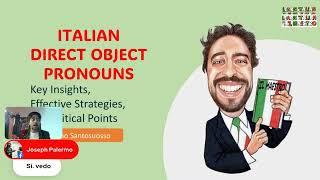 Italian Direct Object Pronouns (+ FREE PDF LESSON)