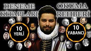 Deneme Okumaya Nereden Başlamalıyım? | Yerli ve Yabancı Deneme Kitabı Tavsiyeleri | Okuma Rehberi #4