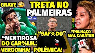 A ATITUDE CRlMlN0SA QUE CAUSOU TRETA NO PALMEIRAS ENTRE ABEL FERREIRA E PALMEIRENSE E FEZ LEILA