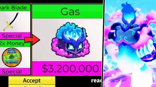 I Finally Traded For GAS Fruit Which is INSANE!! Showcase Blox Fruits Dragon Update