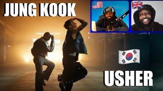 American  & UK  First Reaction to 정국 (Jung Kook), USHER ‘Standing Next to You 