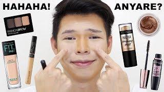 ANYARE?!!! LOL!!! FULL FACE USING ONLY MAYBELLINE PRODUCTS (Philippines) | Kenny Manalad