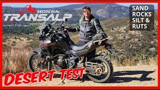 TRANSALP 750 DESERT TEST | 2024 HONDA TRANSALP XL 750 | WITH @BigRockMoto