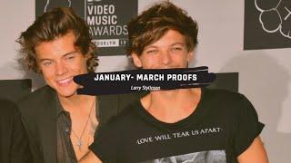 Larry Proofs 2020 (January- March) || Larry Stylinson