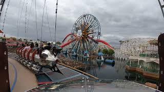 Onride: 'Golden zephyr'  HD/POV 2024 - Disney california adventure park