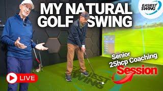 Unlock the Easiest Swing in Golf for Seniors! Live Coaching Session