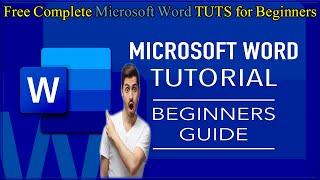 Free Complete Microsoft Word training for beginners | MS-Word Tutorial Complete Course Intro