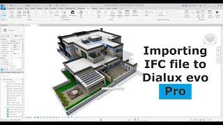 Importing IFC file to Dialux evo Pro