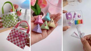 10 DIY Creative Craft Ideas When You’re Bored | Easy Paper Crafts | School Supplies | Miniature