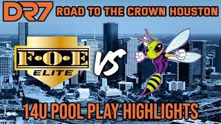 DR7 Road to the Crown Houston Highlights | 14u Pool Play FOE Elite vs Swarm Elite #7v7