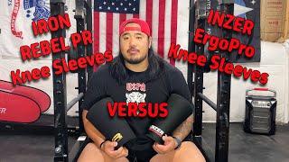 Iron Rebel PR vs Inzer Ergo Pro - Knee Sleeve REVIEW