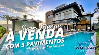 Super mansão com 3 pavimentos e 7 suítes à venda em Riviera de São Lourenço Módulo 16 - Bertioga/SP