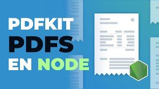 PDFKit - Crea PDFs desde Nodejs