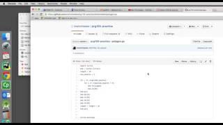 handing in homework on github