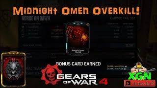 Gears of War 4 how to unlock Midnight Omen Overkill skin, Horde Frenzy (INSANE) event!