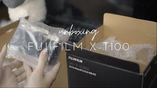 #Fujifilm XT100 Aesthetic #unboxingvideo, Accessories and Test Footage