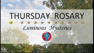 Thursday Rosary • Luminous Mysteries of the Rosary  September 26, 2024 VIRTUAL ROSARY - MEDITATION