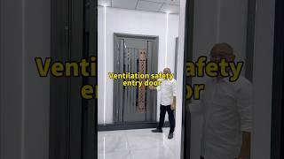 ventilated security entry door crafted from premium 304 stainless steel.#doors #foryou #steeldoor