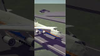 Emergency Landing on the runway with another plane #besiege #landing #airplaneemergency