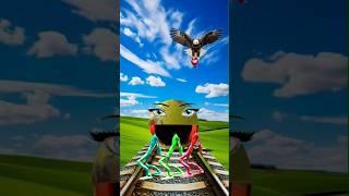#vfxviralvideo  #vfxfunnyvideo#rail line train Vs 3 alien vs 3 chil Vs train driver #funny vfx