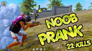 [B2K Fan] NOOB PRANKS: 1v4 AWM DESTROYED SQUAD!