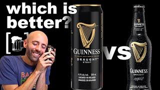 Guinness Draught | Can vs Bottle - Which is better? []