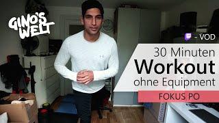 30 Minuten Po Workout zum Mitmachen | Gino Singh Homeworkouts