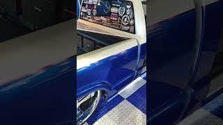 AWESOME S10 PICKUP BODY DROPPED LOUD STEREO 2023 CAVALCADE OF CUSTOMS CAR SHOW CINCINNATI OHIO