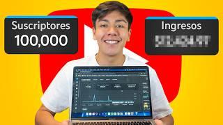 FILTRANDO Cuanto Me Ha Pagado YouTube Con 100K Suscriptores