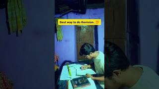 The best way for REVISION #study #shorts #revision #aspirants #studytips