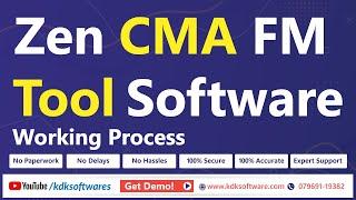 Zen CMA FM Tool Software Working Process - Step by Step Video