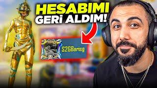 PUBG MOBILE HESABIMI GERİ ALDIM!!!