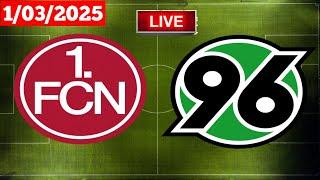 Nürnberg vs Hannover 96 | 2. Bundesliga | Live Match Score Vivo 