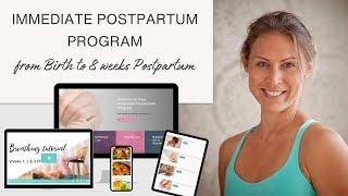 Immediate Postpartum Program Preview | Designed for women who are zero to 8 weeks postpartum.