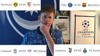 Liverpool To Edge it Through?! - Champions League Last-16 Second Leg Predictions