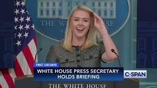 HOUSE MOUSE: WH press Karoline Leavitt: "I understand there was a mouse in briefing room today."