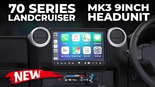 Toyota 70 Series LandCruiser MK3 PVS 9 inch Headunit CarPlay Android Auto Overview | PVS Automotive