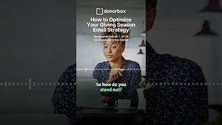 ⭐How to make Fundraising Emails Stand Out? [Full Podcast in Related Video] #donationappeal #emails