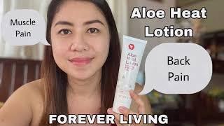 How to use Aloe Heat Lotion| Product Review I Forever Living I Massage Lotion| Body Pain| Back Pain