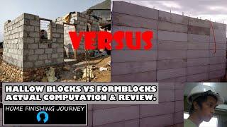 Hollowblocks VS Formblocks Cross Comparison