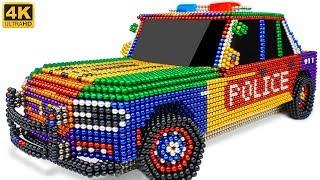 DIY - How To Make Amazing Police Car From Magnetic Balls (Satisfying) | Manget Satisfying