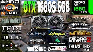 New 15 Games Test on GTX 1660 Super + Ryzen 5 3600 in 2025