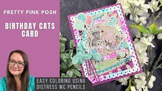 Birthday Cats Card | Pretty Pink Posh