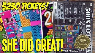 MRS FIXIN DID GREAT!  $230 TEXAS LOTTERY Scratch Offs