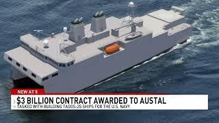 Austal USA Mobile awarded Navy contract potentially worth $3 billion - NBC 15 WPMI