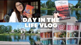 productive/bookish day in my life| spend labour day with me ️ finishing books, a haul and cleaning!