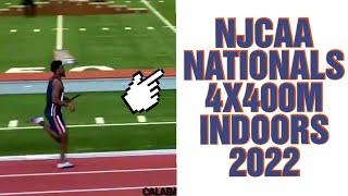 CALABAR ATHLETES Win NJCAA National 4X4 INDOOR Title 2022 For South Plains JUCO #trackandfield