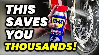 11 WD-40 Motorcycle HACKS That Save You THOUSANDS in Repairs!