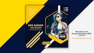 How To Make Social Media Ad Banner -  Photoshop Tutorial